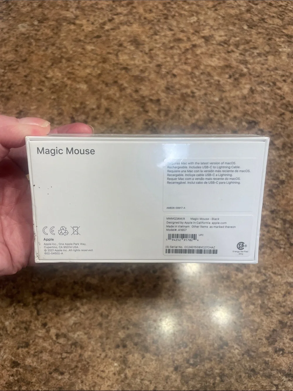 NEW NEVER OPENED Apple Magic Mouse Black